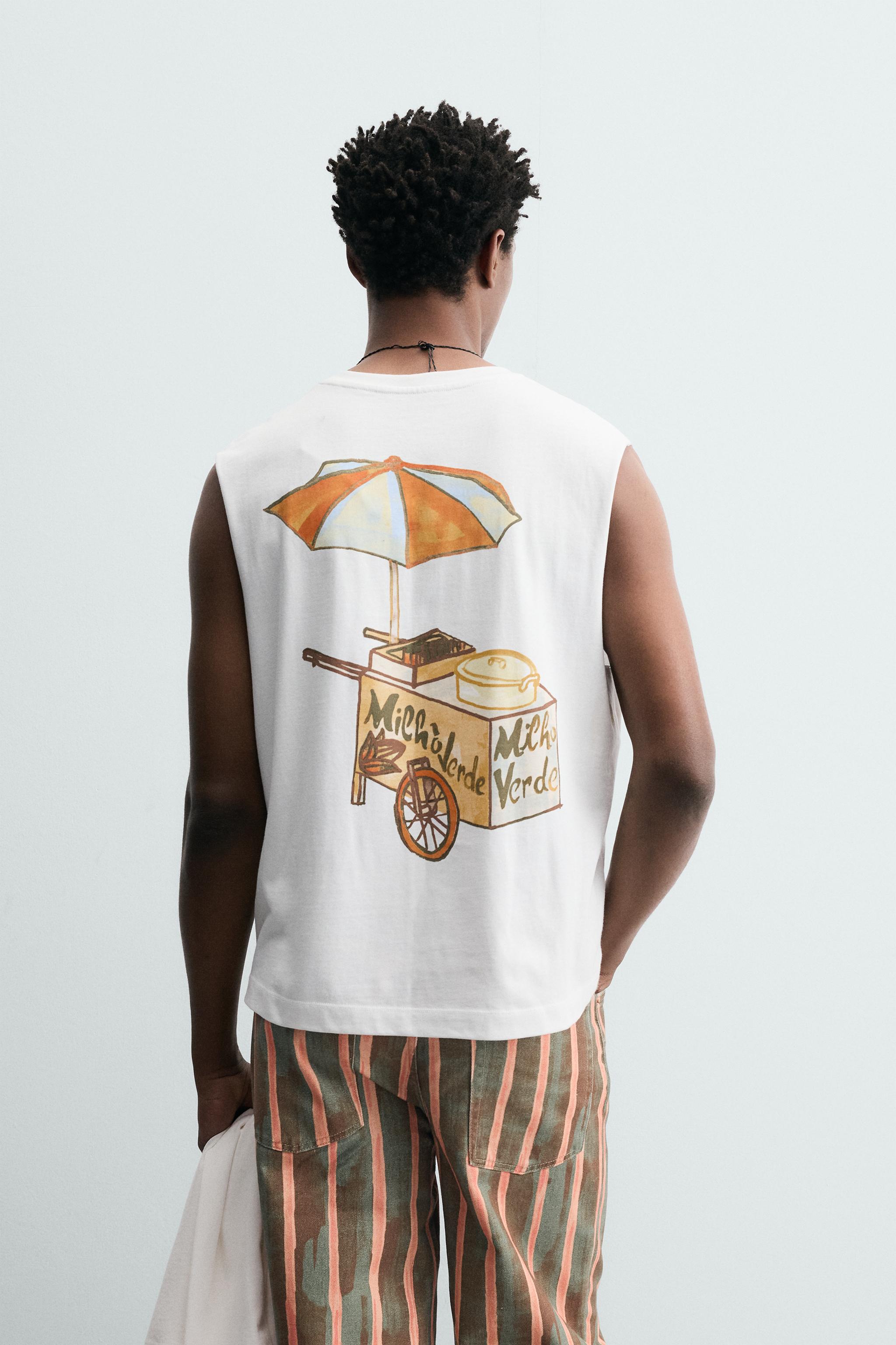 BANANA EMBROIDERED TANK TOP